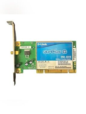 D-Link AirPlus G DWL-G510 PCI WiFi card